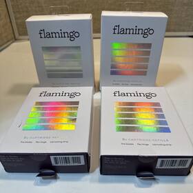 6259 Flamingo 4 Boxes Of Womens 5 Blade Razor Replacement 32 Cartridges