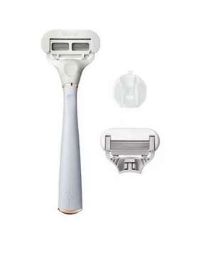 Flamingo 810006471243 Taro Rose Gold 2x Cartridges Shower Holder Womens Razor Shaver Set