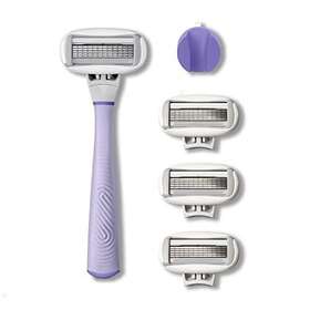 Flamingo 810075080582 5-blade Razors For Women - 1 Razor Handle 4 Refills Sh