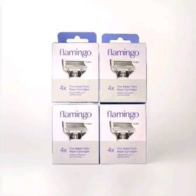 Flamingo 810075081916 5 Womens Razor Blade Refills - 5-blade Refill Cartridges 4ct Each
