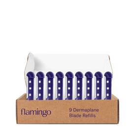 Flamingo 810075082425 Dermaplane Blades Refills 9 Count