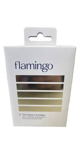 Flamingo N2/773 5-blade Razor Cartridges Refills 8-pack Womens Shaving