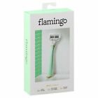 Flamingo Womens Razor Set Mint And Gold