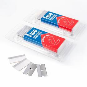 Fm053 Foshio 200pcs Single Edge Razor Blades Individually Wrapped Stainless Steel Raz