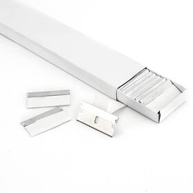 Fm058s Foshio 100pcs Stainless Steel Single Edge Razor Blades Individually Wrapped