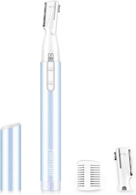 Funstant 313031656611 Upgraded Eyebrow Trimmer Precision Electric Razor For Women Battery-ope