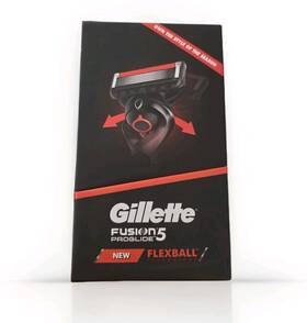 91773254 Fusion Gillette 5 Proglide Flexball Technology Razor With 4 Blade Refill New Issue