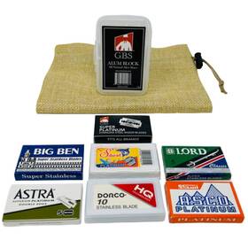 G.b.s 784099955716 Double Edge Safety Razor Blade Collection Pack Comes With 50 Blades