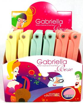 Gabriella 445056562578 36 Pack Womens Folding Eyebrows And Facial Razor Blade