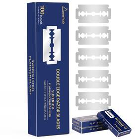 Gb01-100 Gearhub Premium 100 Count Double Edge Safety Razor Blades Refills Swedish 13c26 Sta Inch