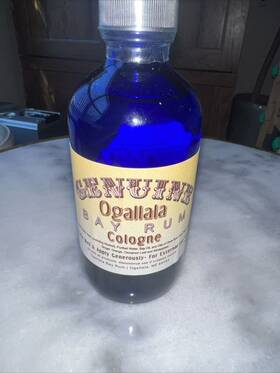 Oga-14col Genuine Ogallala Bay Rum Cologne Sweet Spicy Woodsy Scent For Men 8 Oz. Big Bottle