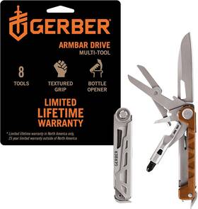 31-003567 Gerber Gear Armbar Drive Edc Multitool 8-in-1 Pocket Knife With Screwdriv