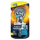 Gilette Fusion Pro Shield Chill Razor W 2 Cartridges Flex Ball Technology 047400656055