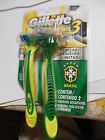Gilette Prestobarba Razor Gillette 3 Fifa World Cup Brazil Special Edition Free Shipping 7702018325696