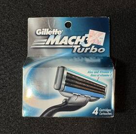 Mach3 Gillette 014260274917 Turbo Razor Blades Refill Cartridges 4