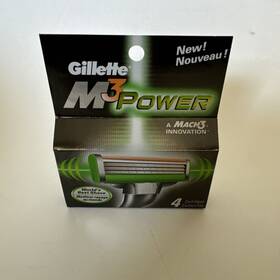 Mach3 Gillette 014260308421 M3 Power Cartridge Blade Refills 4 Pack Lowest Price