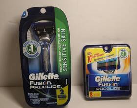 Gillette 047400003620 Fusion Proglide Shaving Bundle 1 Razor Handle 2 Cartridge 8