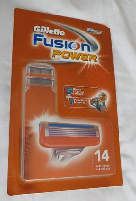 Gillette 047400017979 2005 Fusion Power Razor Blades 14 Cartridges