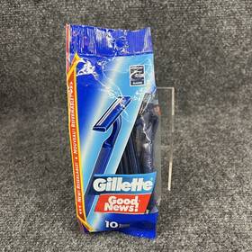 Gillette 047400110359 Good News Disposable Razors 10 Pack Comfort Blades Resealable Package