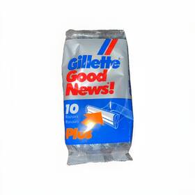 Gillette 047400120433 Vintage Good News Plus Lubristrip Sealed 10 Pack 1990 New Old Stock