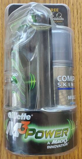 Mach3 Gillette 047400144347 M3 Power A Innovation Razor With Gel- Discontinued New Sealed