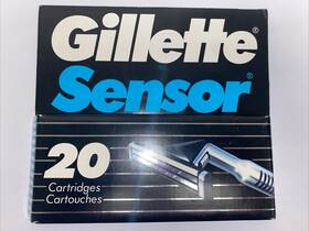 Gillette 047400521315 Sensor Razor Blades - 20 Cartridges