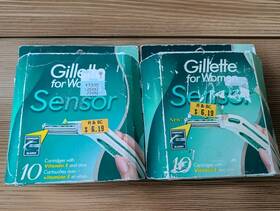 Gillette 047400595279 1998 For Women Sensor Refill Cartridges 17 Total