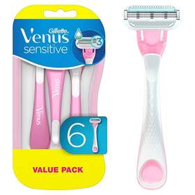 Gillette 047400655010 Venus Sensitive Disposable Razors 3-blade 3 Ct