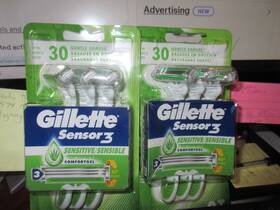 2-gillette Gillette 047400672123 Sensor 3 Sensitive Comfortgel Disposable Razors Pack Of