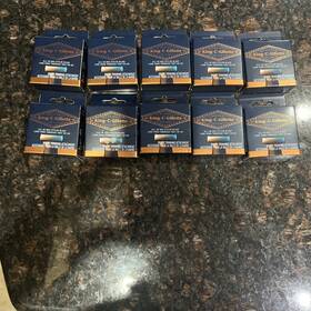 4-directional Gillette 047400675704 King C. Master Blade Beard Trimmer Razor Refill 10boxes