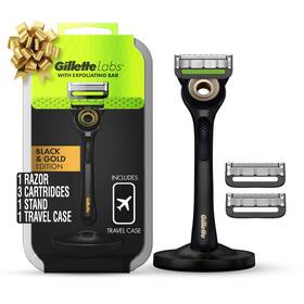 Gillette 047400677050 Gillettelabs With Exfoliating Bar By Mens Razor Gold Edition And Tra