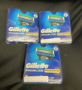 Gillette 047400678781 Lot Of 3 Proglide Power 2 Cartridges Each 6 Total
