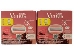 Gillette 047400691643 Venus Razor Blades 3 12 Cartridges White Tea Vitamin E Miami