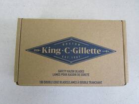 Gillette 047400691865 King C Double Edge Safety Razor Blades - 98 Out Of 100 Count