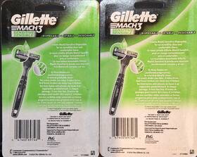 Gillette 047400697461 10-pack Of Mach 3 Disposable Razors For Sensitive Skin