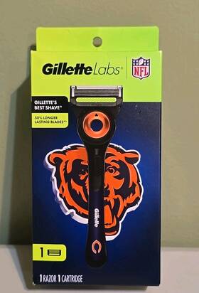 Gillette 047400701236 Labs Special Nfl Bears Edition Razor