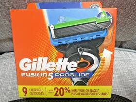 Gillette 047400708020 Fusion 5 Proglide Shield Defense Blade Refills - 9 Cartridges Sealed