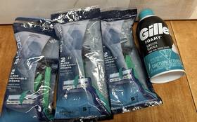 Gillette 050428103968 15 Blade Razors Disposable Foamy Sensitive Shave Foam
