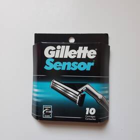 10030982 Gillette Sensor Refill Razor Blades 10 Cartridges Made In Brazil 2000 Comfort