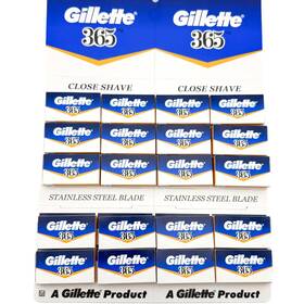 100gil365 Gillette 100 365 Stainless Steel Double Edge Safety Razor Blades-ships From Usa