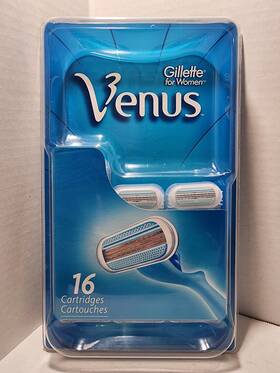 15526 Gillette Venus Showersafe Shaver Blade Refills 3 Blades 16 Cartridges New