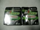 Gillette 16 Mach M3 Power Razor 3 Blades Cartridges Refills Shaver 8 Lot Of 2 047400135604