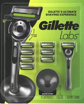 1787241 Gillette New Labs Razor With Dock 7 Cartridges Free Shipping To All 50 States
