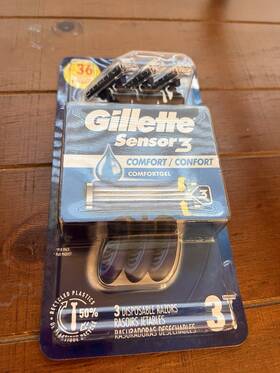 20203180 Gillette Sensor 3 Comfort Disposable Razors - Lowest Price