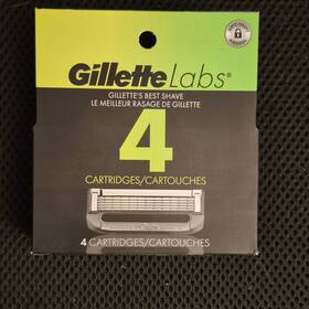 21129869 Gillette Labs Razor Blade Cartridges Stainless Steel 4 Pack 5 Blades