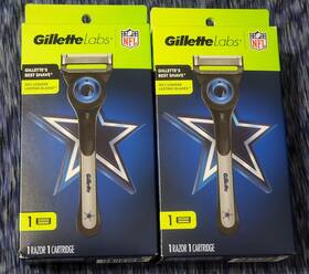 21298132 Gillette 2 - Labs Nfl Dallas Cowboys Licensed Razor Men 1 Cartridge