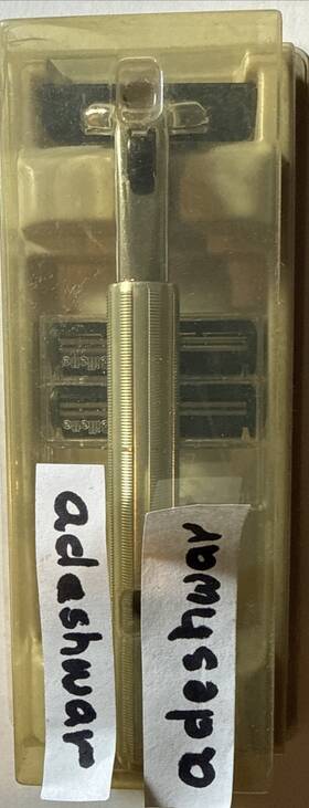 229079 Gillette Atra Plus Metal Razor Cartridge Vintage Handle Shaver Refill Twin Blade