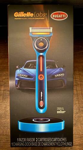 2516 Gillette Braun Labs Bugatti Edition Heated Razor Model