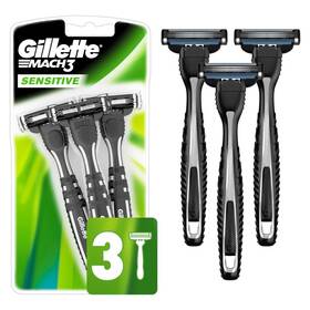 273067 Gillette Mach 3 Sensitive Men Blade Disposable Razor Count