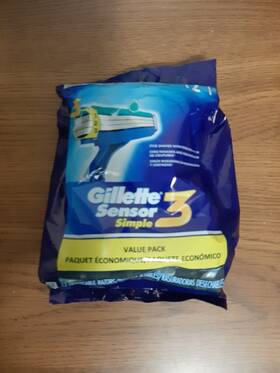 312t Gillette Sensor Simple 3 12t 12 Disposable Razors